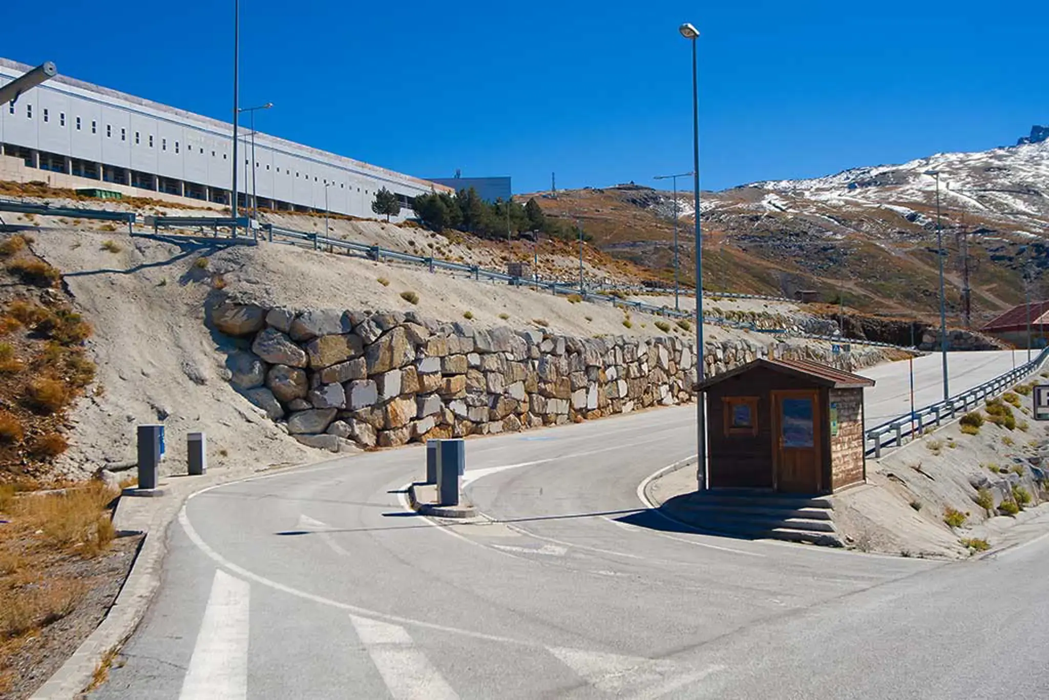 Parada Autobús Urbano Parking Caravanas